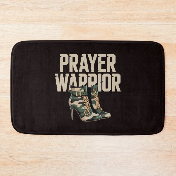 Item preview, Camo Heels Prayer Warrior – Religious Woman design for Holy Communion & Worship designed and sold by Redgiant87x.