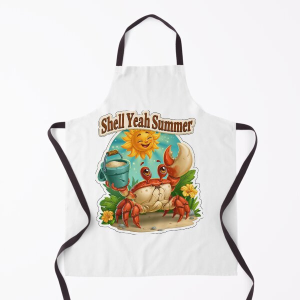 Item preview, Shell Yeah Summer Funny Beach Crab Vacation designed and sold by Marcikart.