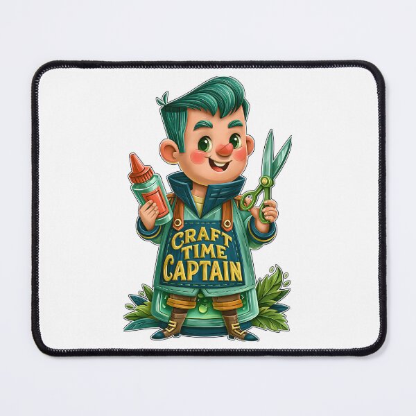 Item preview, Craft Time Captain Funny Art Class Hobby designed and sold by Marcikart.