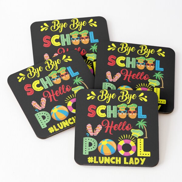 Item preview, Bye Bye School Hello Pool Funny Summer Vacation Lunch Lady Life designed and sold by RuperDelois.