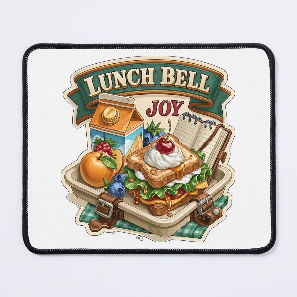 Item preview, Lunch Bell Joy Funny School Lunchbox Sandwich Foodie designed and sold by Marcikart.