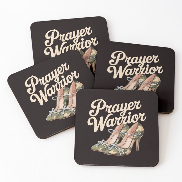 Item preview, Camo Heels Prayer Warrior – Stylish Christian Mom Outfit for Church Service designed and sold by Redgiant87x.