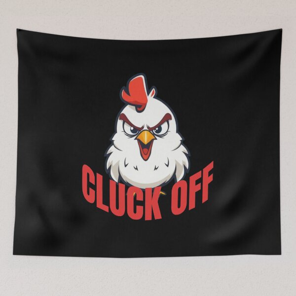Item preview, Cluck Off — Angry Chick Energy & Zero Patience. designed and sold by tshirts.click.