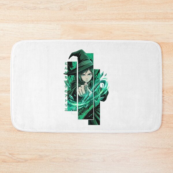 Item preview, Copy of Emerald Ink Sorceress - Geometric Anime Magic designed and sold by lamiarte.