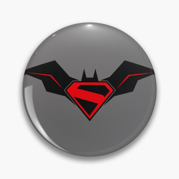Item preview, Dark Knight vs Man of Steel Superhero Crossover Logo Graphic designed and sold by LoomisDreams.