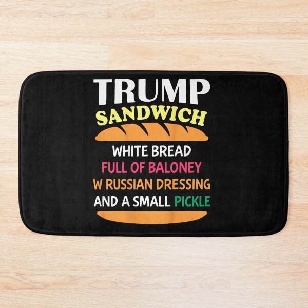 Item preview, Trump Sandwich Funny Political Satire White Bread Full of Baloney Art designed and sold by RuperDelois.