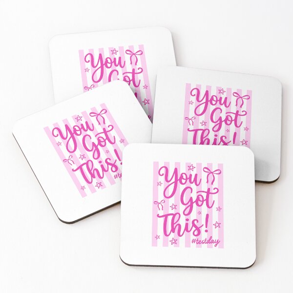Item preview, You Got This Cute Pink Coquette Test Day Motivation Student designed and sold by designclub.