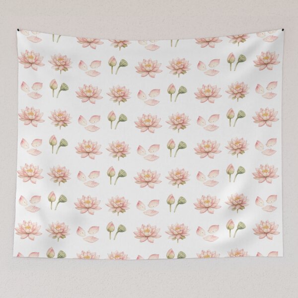 Item preview, lotus flower/ water lily sticker pack designed and sold by inainart.