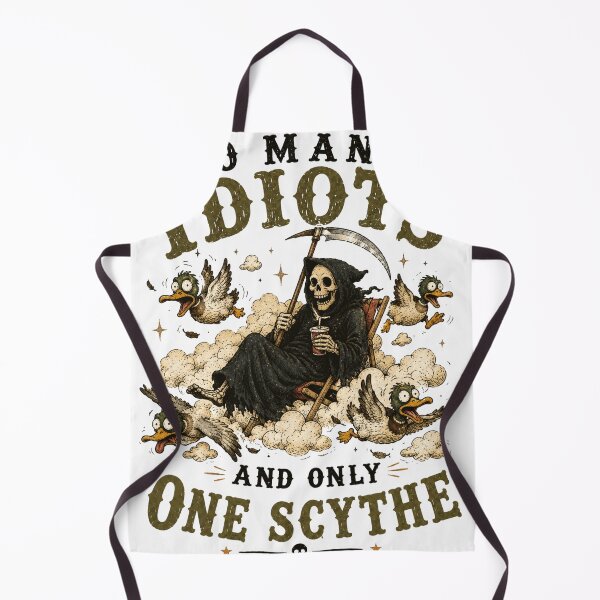 Item preview, So Many Idiots And Only One Scythe Funny Reaper Ducks designed and sold by Region.