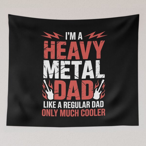 Item preview, I'm A Heavy Metal Dad Like A Regular Dad Only Much Cooler designed and sold by Say It With Ink.