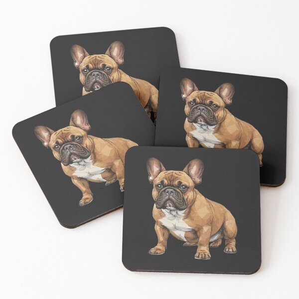 Item preview, Geometric French Bulldog – Modern Pet Art designed and sold by Tklezardesigns.
