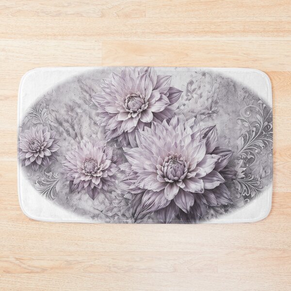 Item preview, Purple Peonies Vintage Oval Vignette Art designed and sold by UCBrandDecor.
