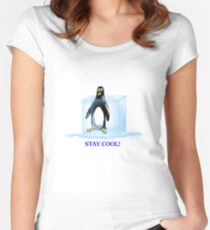 Stay Cool! Women's Fitted Scoop T-Shirt