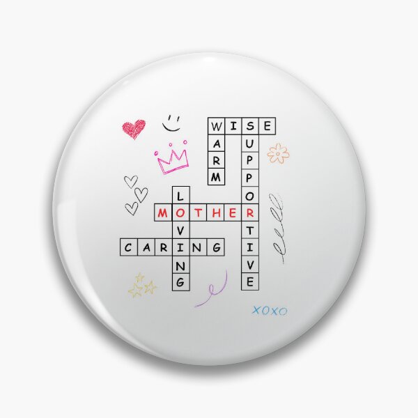 Item preview, Mother's Day crossword Gift | Mum scribble design  designed and sold by HiPatti.