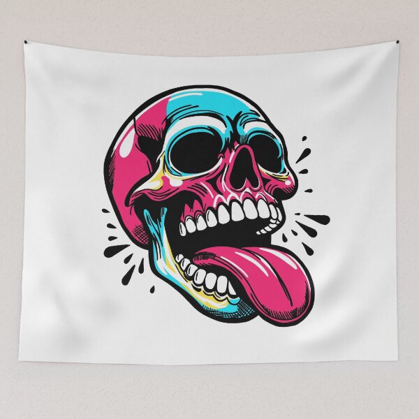 Item preview, Neon Skull designed and sold by Lovesick Lobotomy.