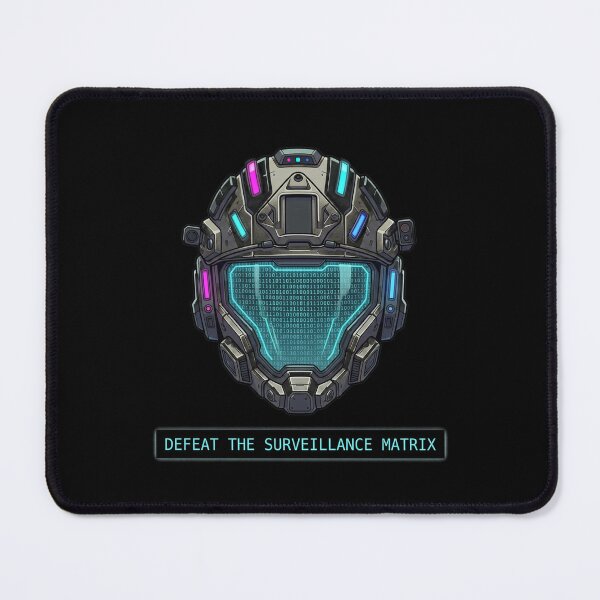 Item preview, Defeat The Surveillance Matrix Cyberpunk Art designed and sold by Global-Command.