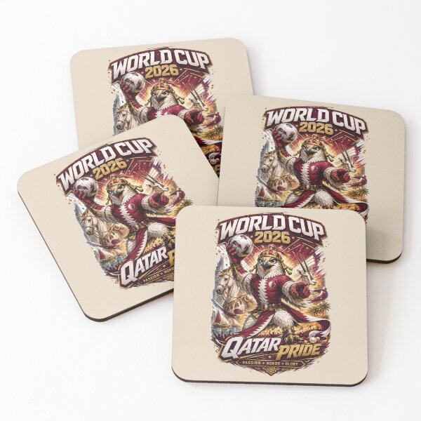 Item preview, Qatar Pride World Cup 2026 Falcon designed and sold by Retro Arabica.
