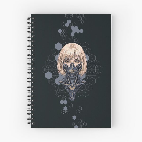 Item preview, Pixel Art Chrome Veins – Cyberpunk Cyborg Portrait designed and sold by aoto@nexusnode.