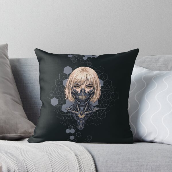 Item preview, Pixel Art Chrome Veins – Cyberpunk Cyborg Portrait designed and sold by aoto@nexusnode.