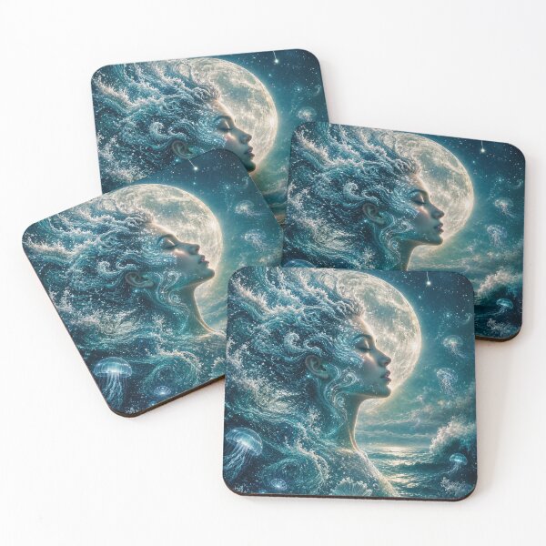 Item preview, Cancer Moon Goddess designed and sold by Vivanima.
