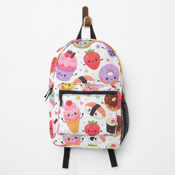 Item preview, Kawaii Cute Food Dessert Seamless Pattern Print designed and sold by Inkworksbyshery.