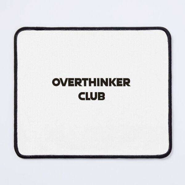 Item preview, Overthinker Club Funny Anxiety Mental Health Bold Graphic Tee designed and sold by MYNDesigns.