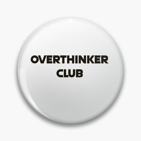Item preview, Overthinker Club Funny Anxiety Mental Health Bold Graphic Tee designed and sold by MYNDesigns.