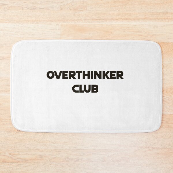 Item preview, Overthinker Club Funny Anxiety Mental Health Bold Graphic Tee designed and sold by MYNDesigns.