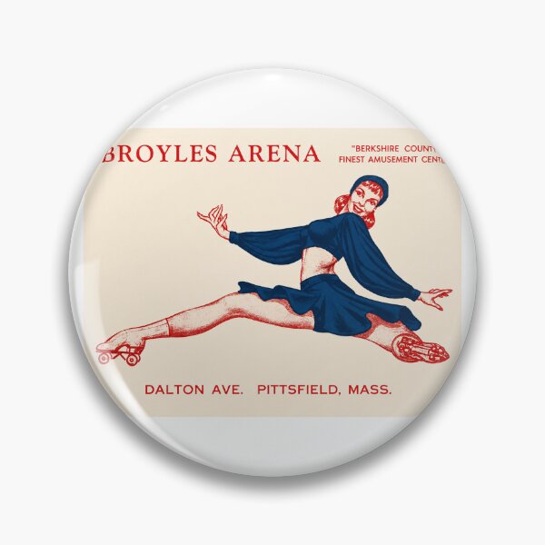 Item preview, Broyles Arena Pittsfield Maine Roller Skating Rink Sticker Decal Label designed and sold by tislord.