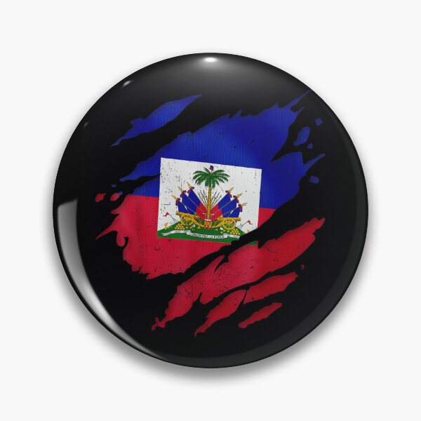 Item preview, Distressed Ripped Haiti Flag Design Haitian Pride and Heritage National Identity designed and sold by EricCotanori.