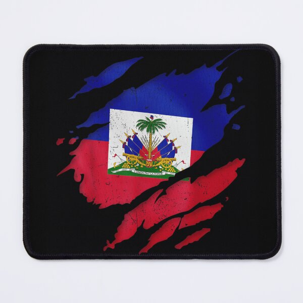 Item preview, Distressed Ripped Haiti Flag Design Haitian Pride and Heritage National Identity designed and sold by EricCotanori.