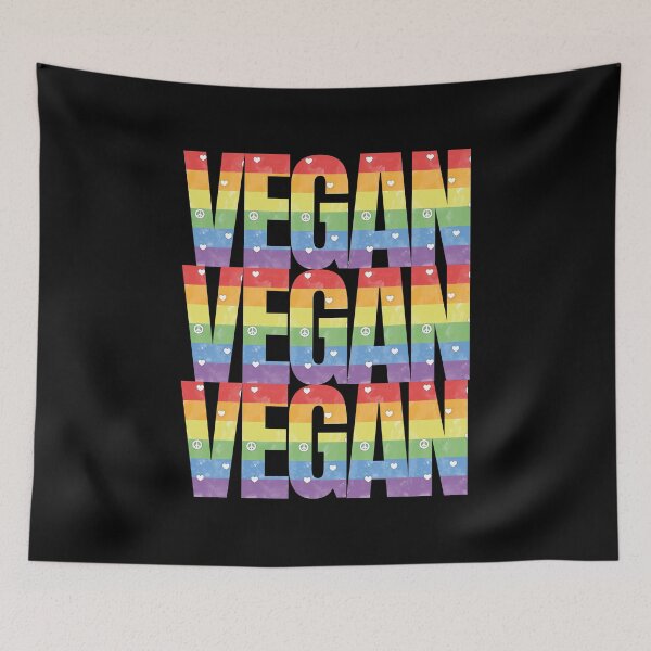 Item preview, Rainbow Pride Vegan designed and sold by coodoosandco.