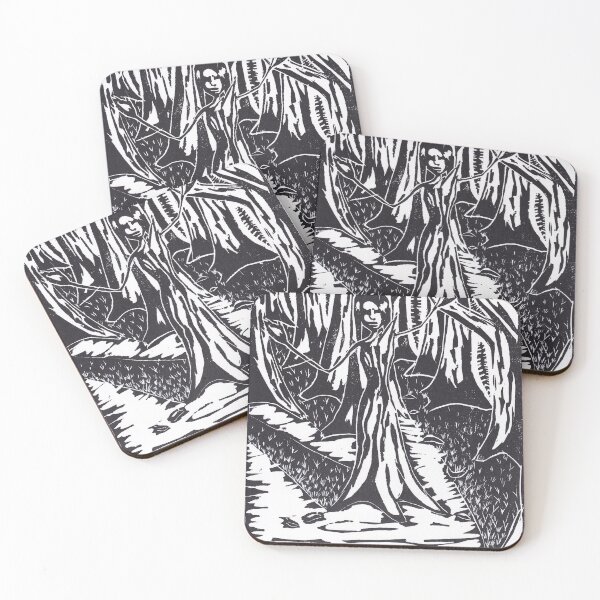 Item preview, Dryad - Linocut designed and sold by SaraGeorgie.