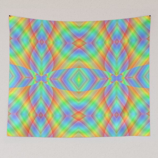 Item preview, Abstract Rainbow Flower designed and sold by CVHomeDecor.
