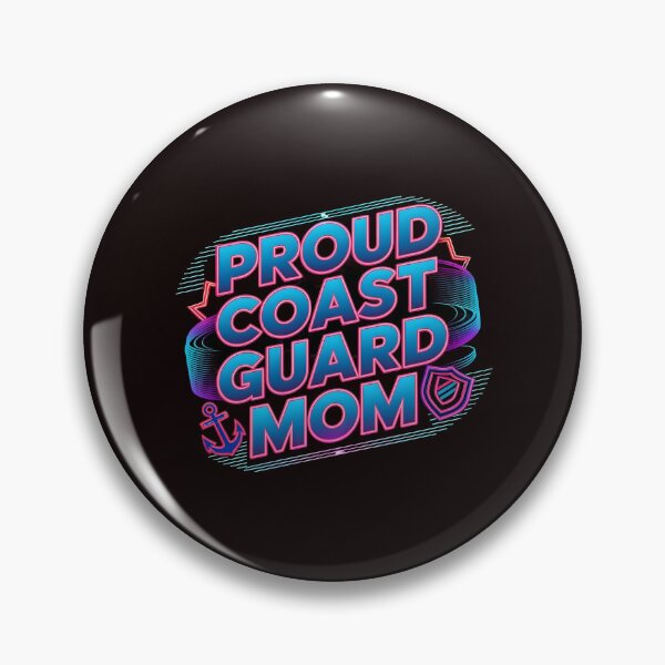 Item preview, Proud Coast Guard Mom – Patriotic Military Family Apparel for Coast Guard Mother designed and sold by Redgiant87x.