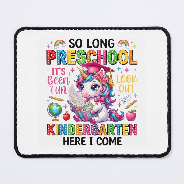 Item preview, So Long Preschool Kindergarten Here I Come Magical Unicorn Graduation Student Gift designed and sold by EricCotanori.