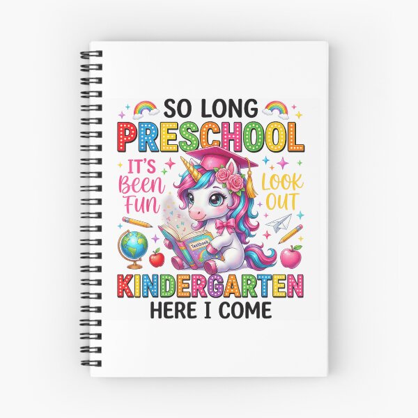 Item preview, So Long Preschool Kindergarten Here I Come Magical Unicorn Graduation Student Gift designed and sold by EricCotanori.