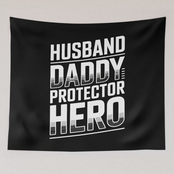 Item preview, Husband Daddy Protector Hero Father's Day Gift for Dad designed and sold by Say It With Ink.