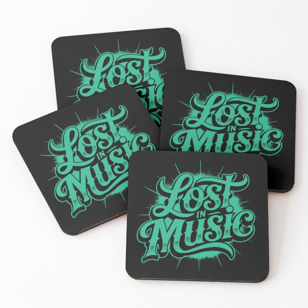 Item preview, Lost In Music – Retro Music Lover Typography Design designed and sold by TipTop GFX.