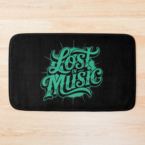Item preview, Lost In Music – Retro Music Lover Typography Design designed and sold by TipTop GFX.