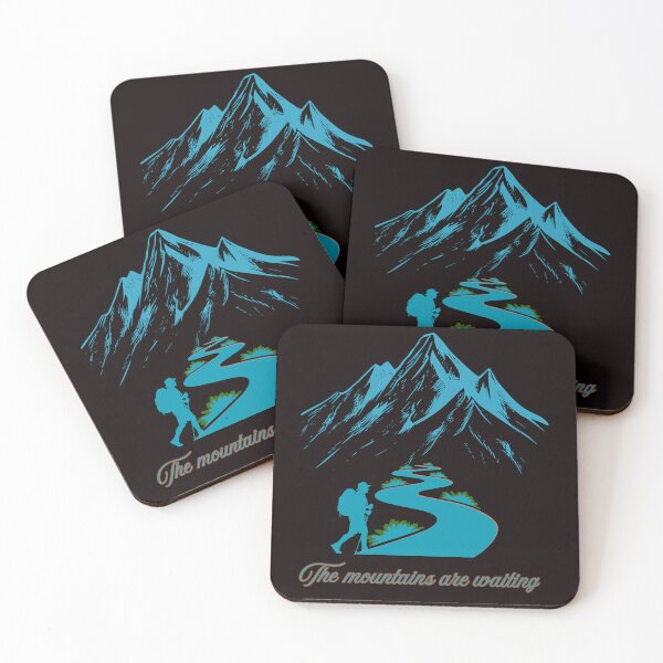 Item preview, The Mountains Are Waiting – Hiking Adventure Nature Graphic Tee designed and sold by Tadeusz1.