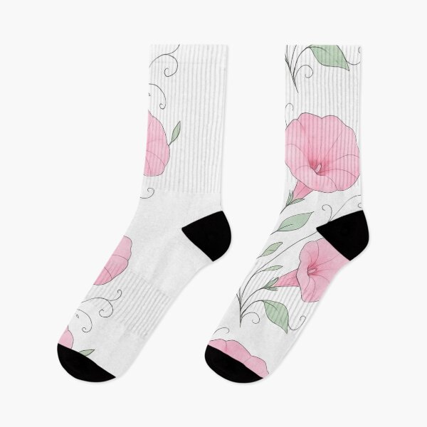 Item preview, Pink morning glory flower  designed and sold by uunaa.