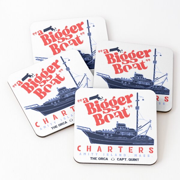 Item preview, Quint's A Bigger Boat Charters - Amity Island designed and sold by darklordpug.