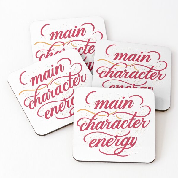 Item preview, Main Character Energy - cursive designed and sold by Stefrait-7.