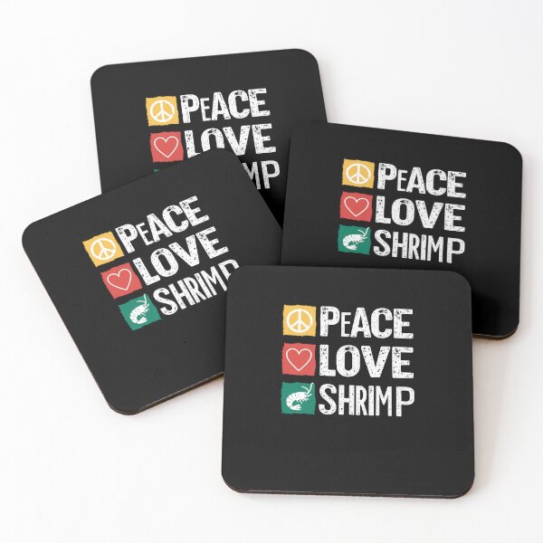 Item preview, Peace Love Shrimp designed and sold by SiarheiYur.