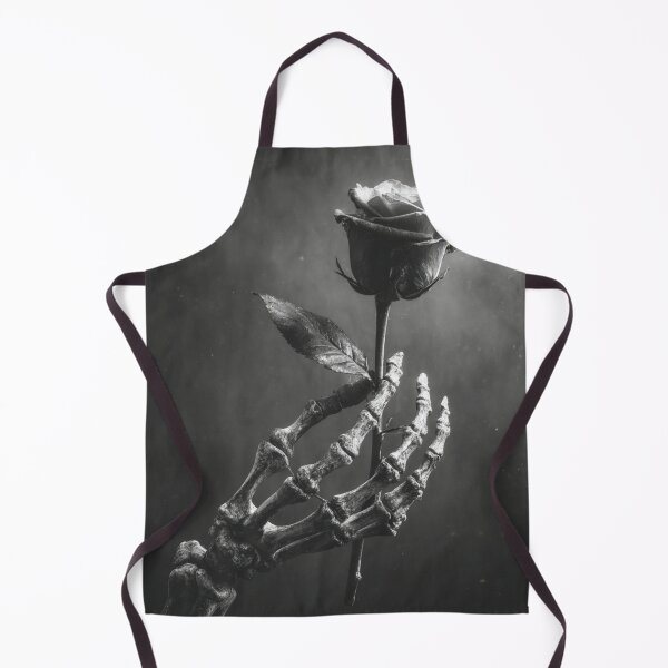 Item preview, Skeleton hand holding rose gray scale designed and sold by dcrc.