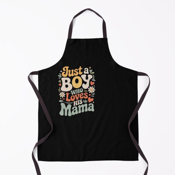 Item preview, Just a Boy Who Loves His Mama Retro Groovy Design designed and sold by SuperAndSocial.