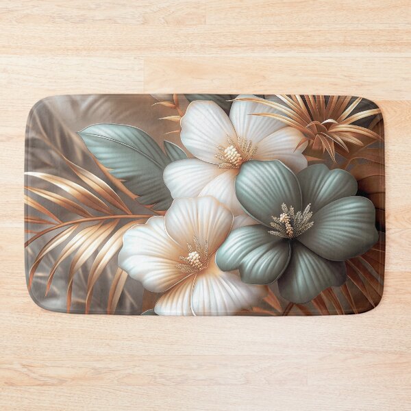 Item preview, Tropical Flowers and Palm Leaves designed and sold by MargaretWiktor.