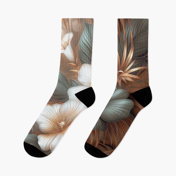 Item preview, Tropical Flowers and Palm Leaves designed and sold by MargaretWiktor.