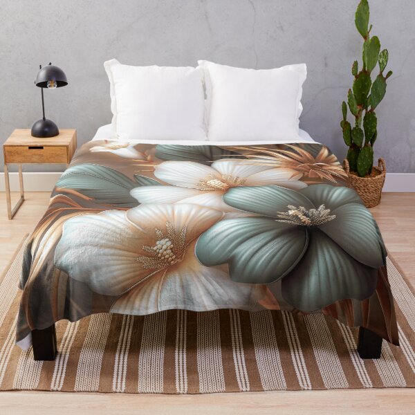 Item preview, Tropical Flowers and Palm Leaves designed and sold by MargaretWiktor.